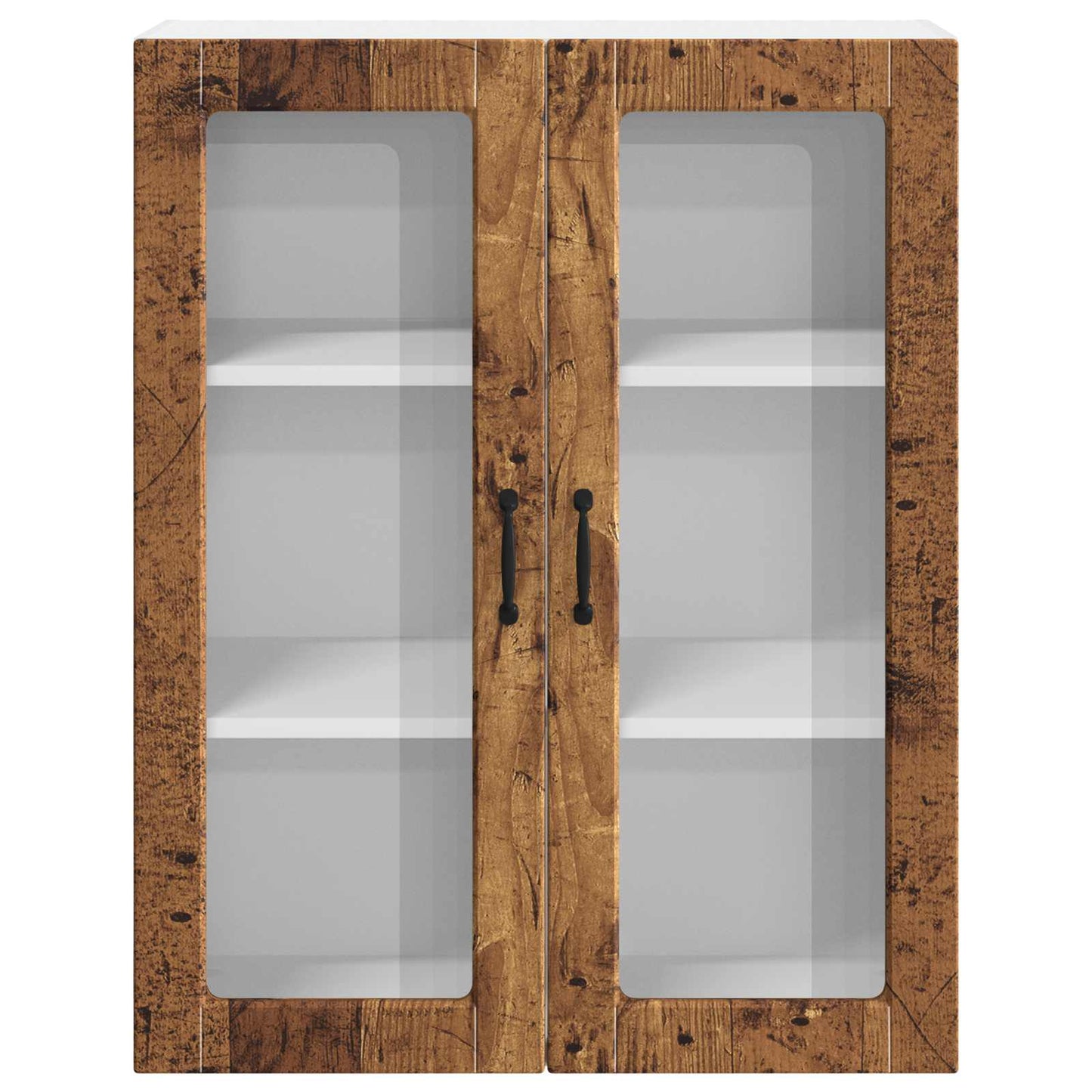 Vegghylle LUCCA Gammelt tre 80 x 31 x 100 cm Konstruert tre