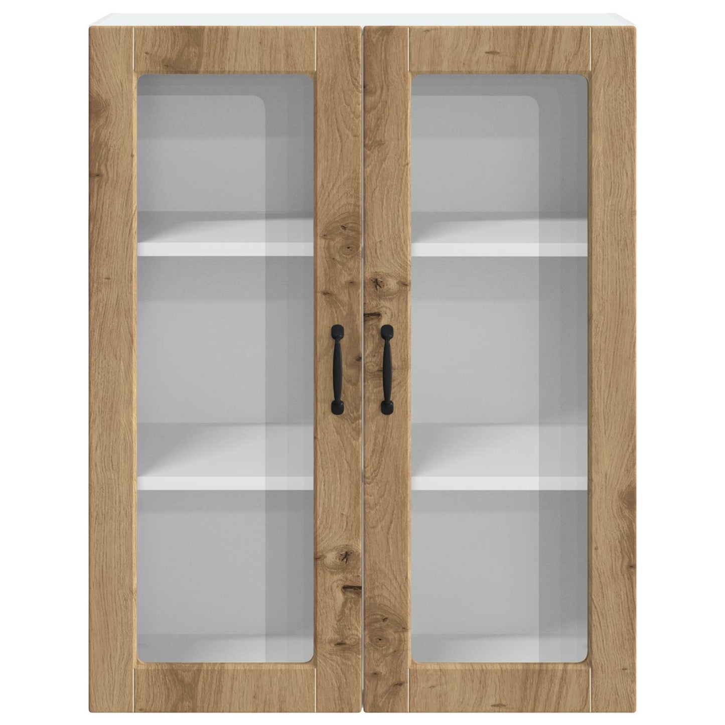 Vegghylle LUCCA Artisan eik 80 x 31 x 100 cm Konstruert tre