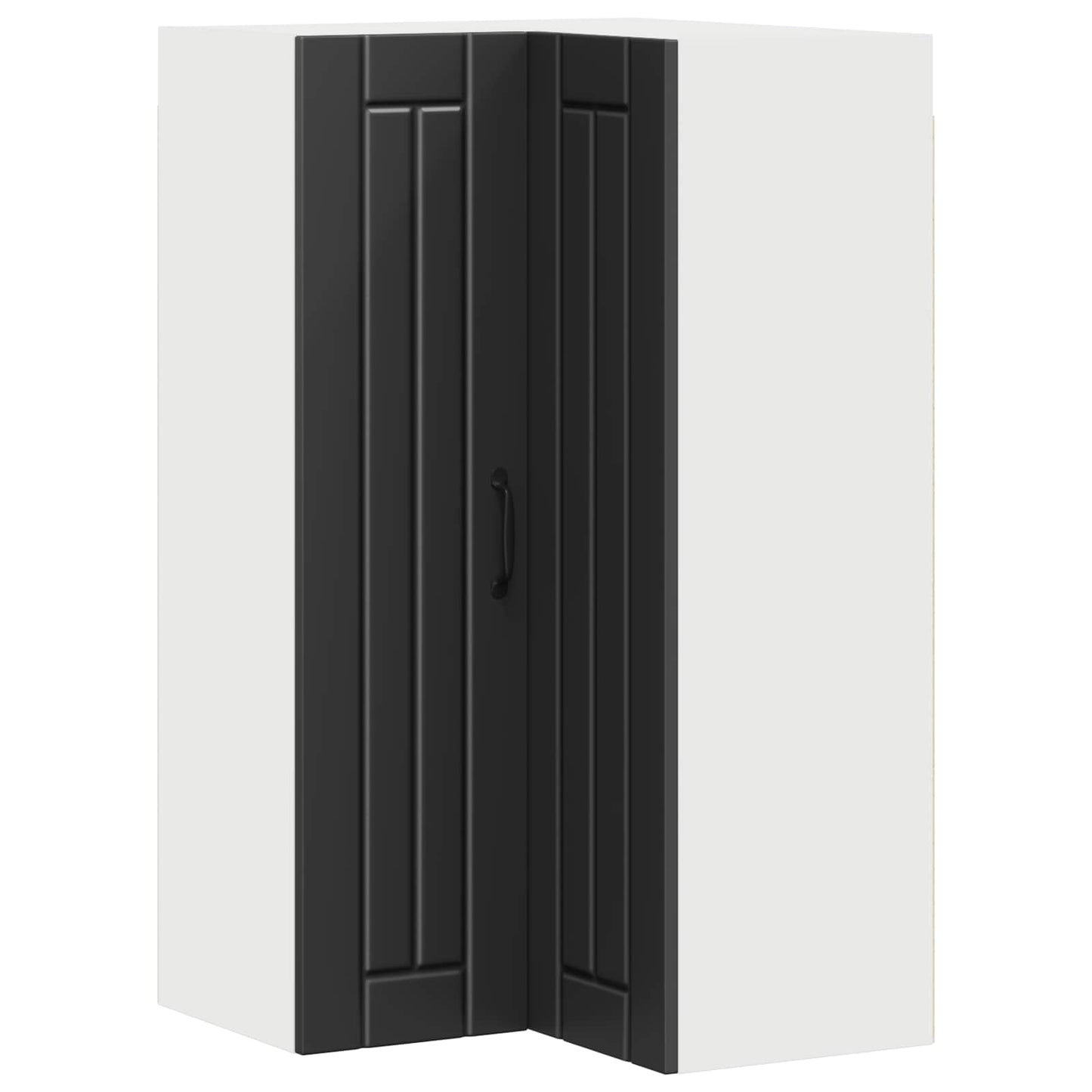 Vegghjørneskap LUCCA Svart 57 x 57 x 100 cm Konstruert tre