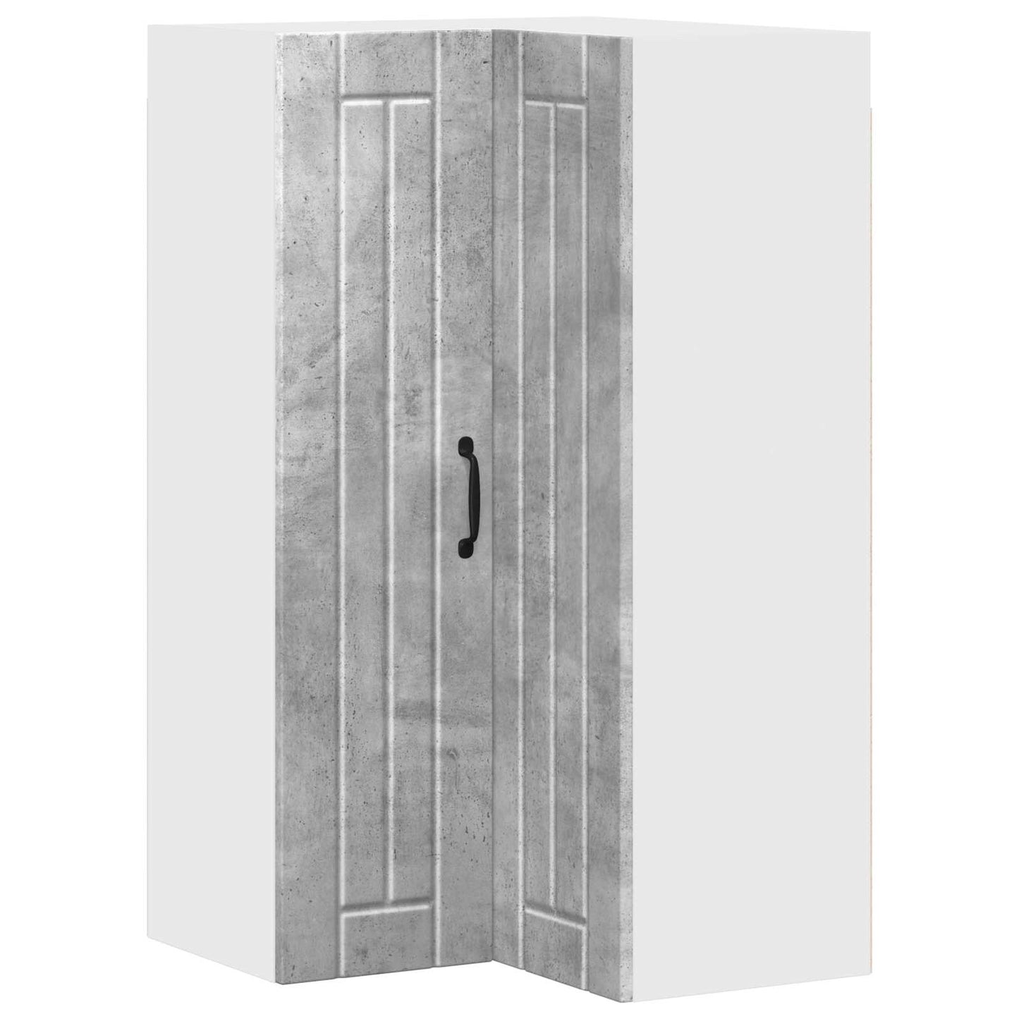Vegghjørneskap LUCCA Betonggrå 57 x 57 x 100 cm Konstruert tre