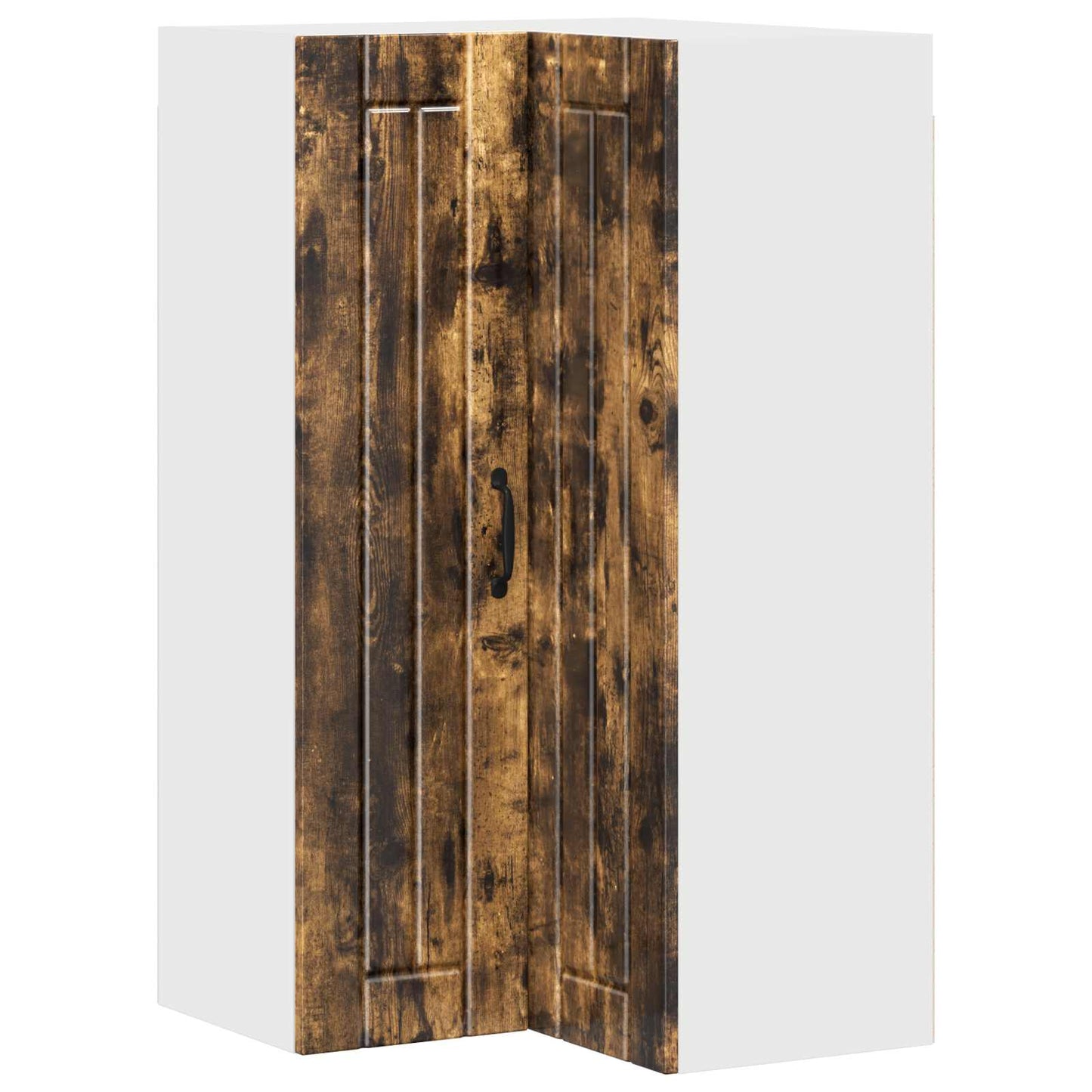 Vegghjørneskap LUCCA Røkt Eik 57 x 57 x 100 cm Konstruert tre