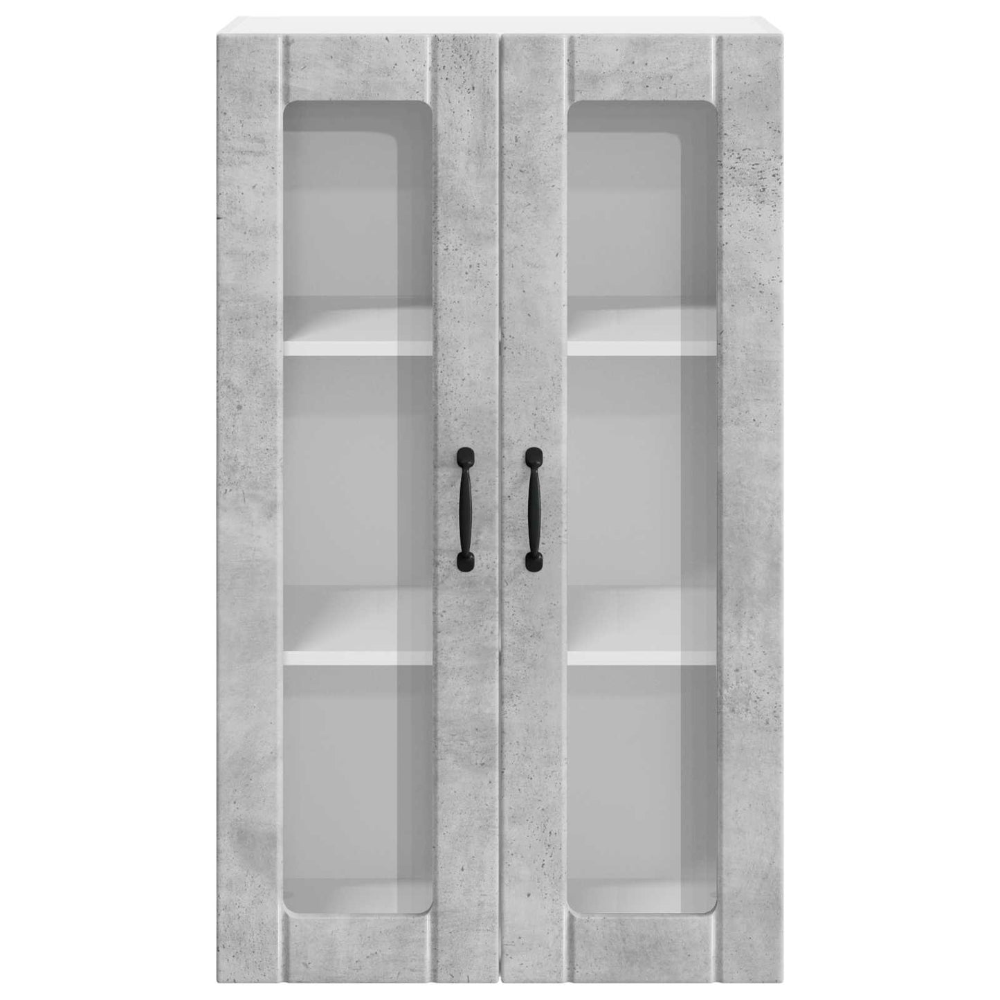 Vegghylle LUCCA Betonggrå 60 x 31 x 100 cm Konstruert tre