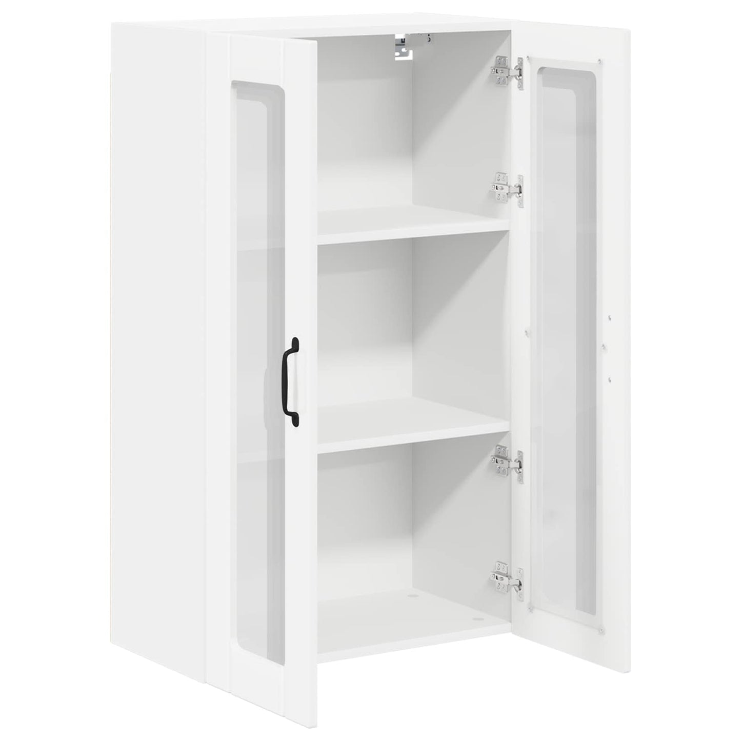 Vegghylle LUCCA Høgglans hvit 60 x 31 x 100 cm Konstruert tre