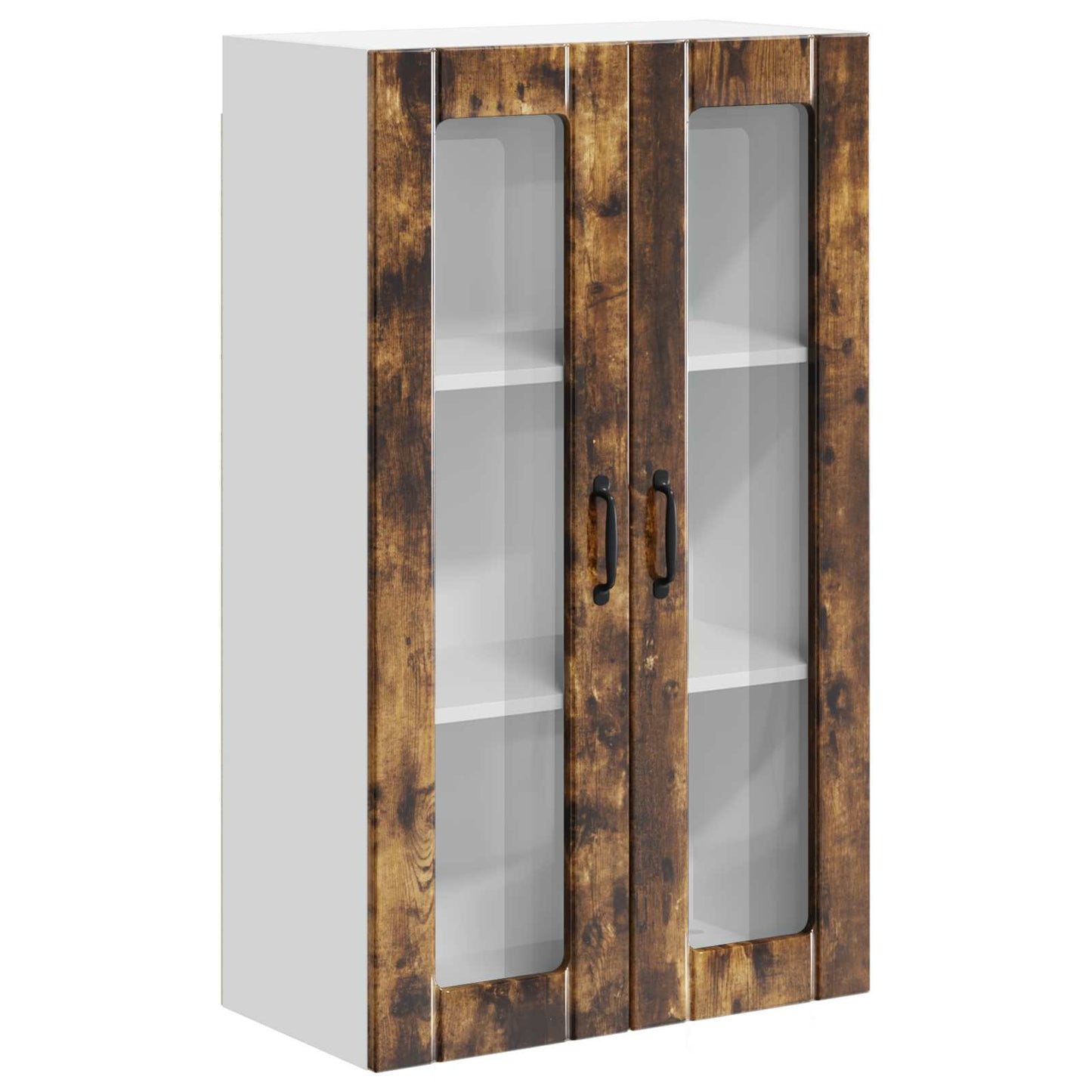 Vegghylle LUCCA Røkt Eik 60 x 31 x 100 cm Konstruert tre