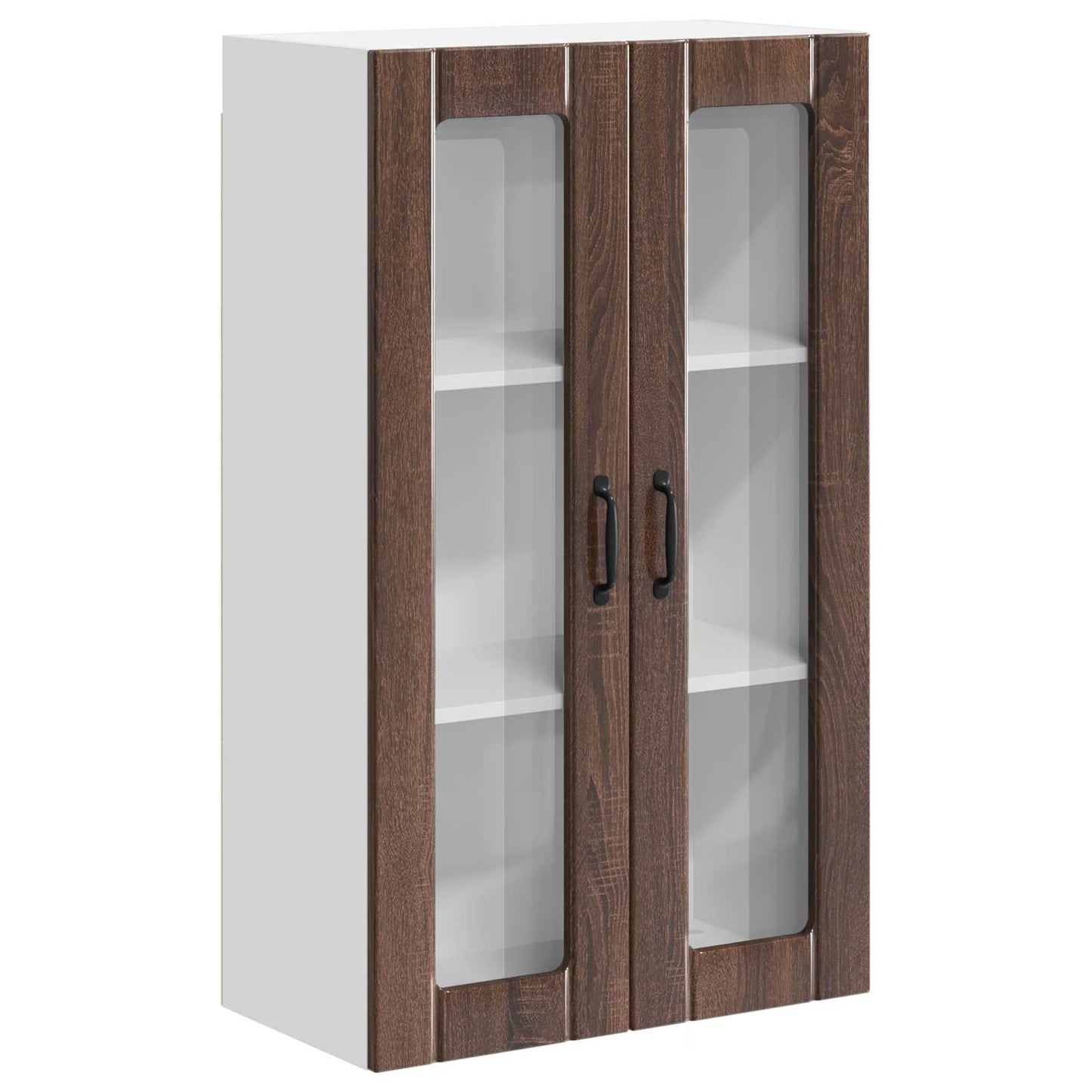Vegghylle LUCCA Brun eik 60 x 31 x 100 cm Konstruert tre