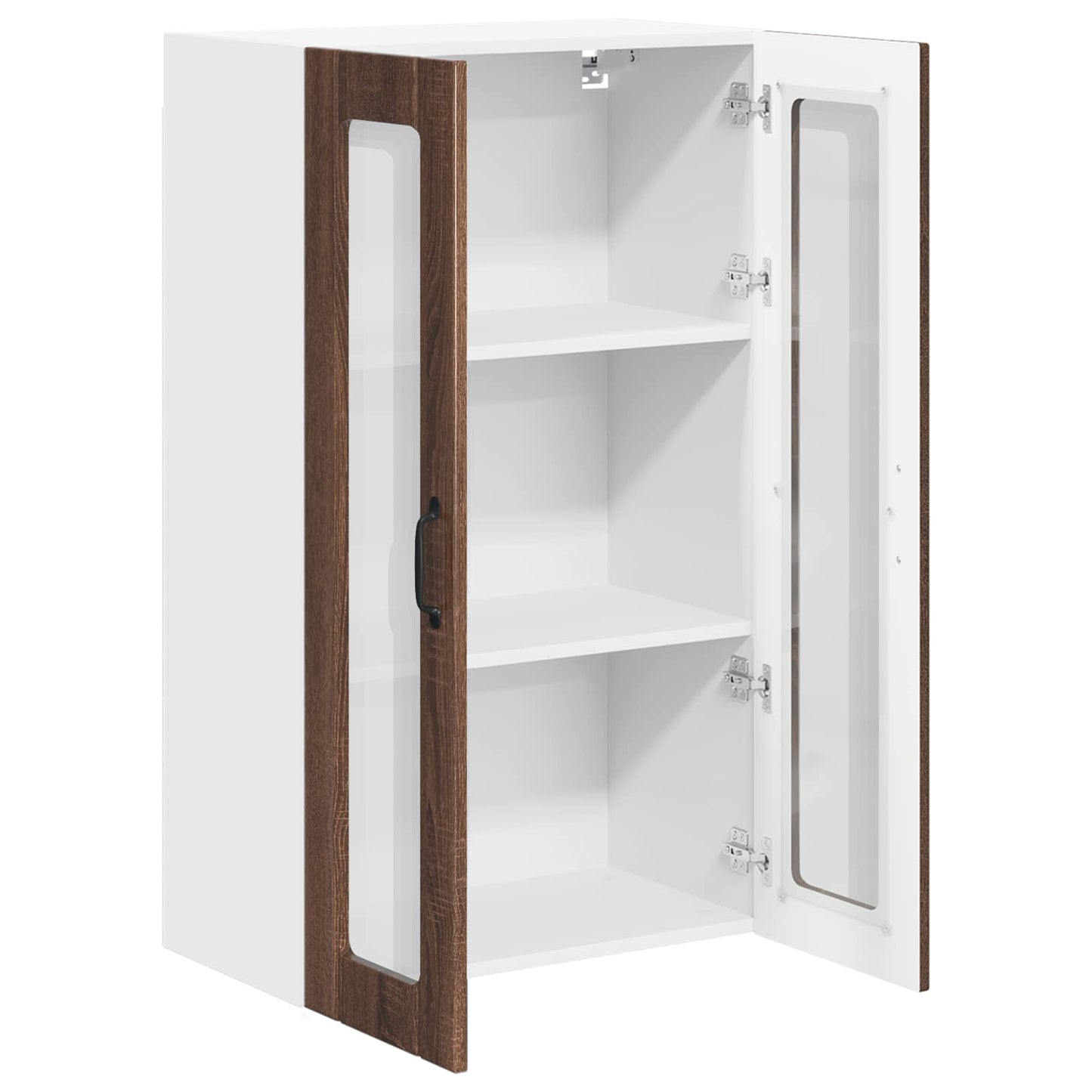 Vegghylle LUCCA Brun eik 60 x 31 x 100 cm Konstruert tre