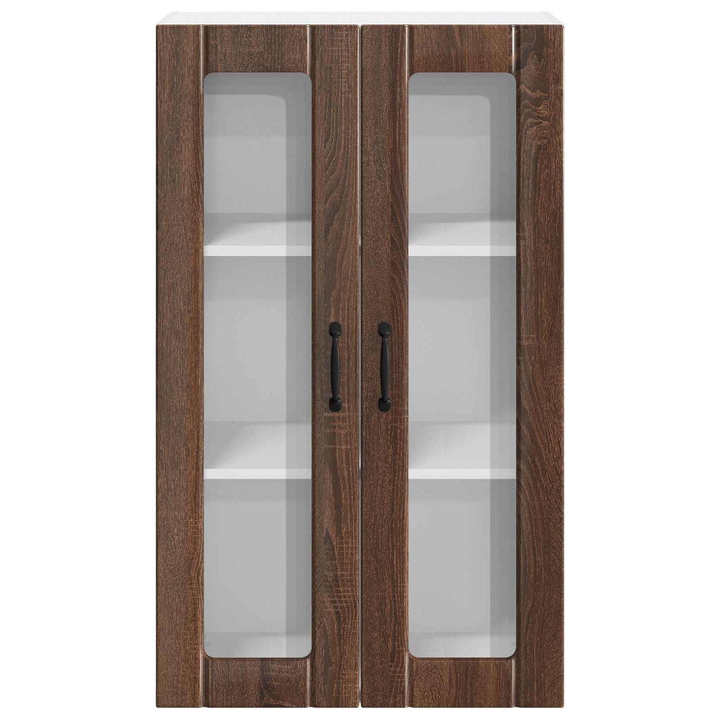 Vegghylle LUCCA Brun eik 60 x 31 x 100 cm Konstruert tre