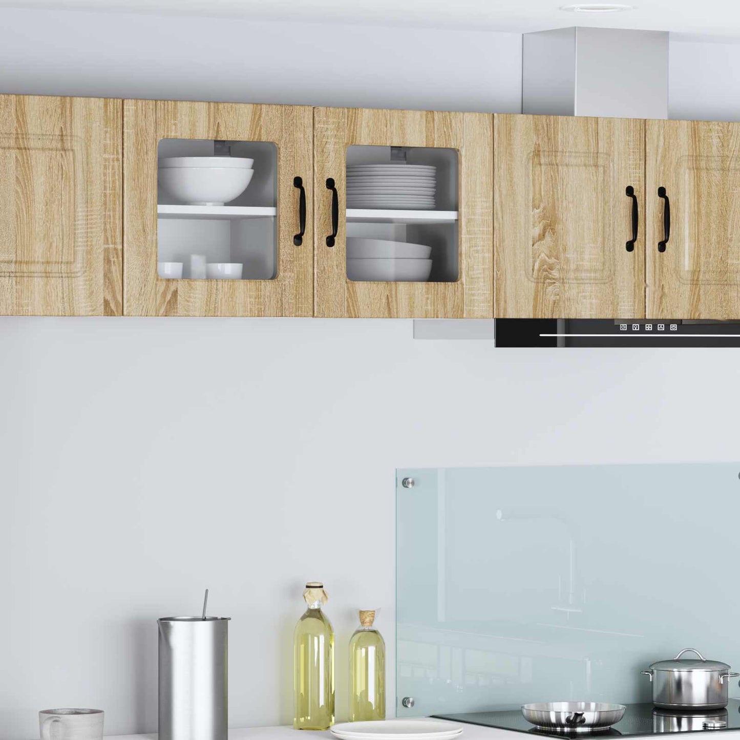 Vegghylle PORTO Sonoma eik 40 x 31 x 40 cm Konstruert tre