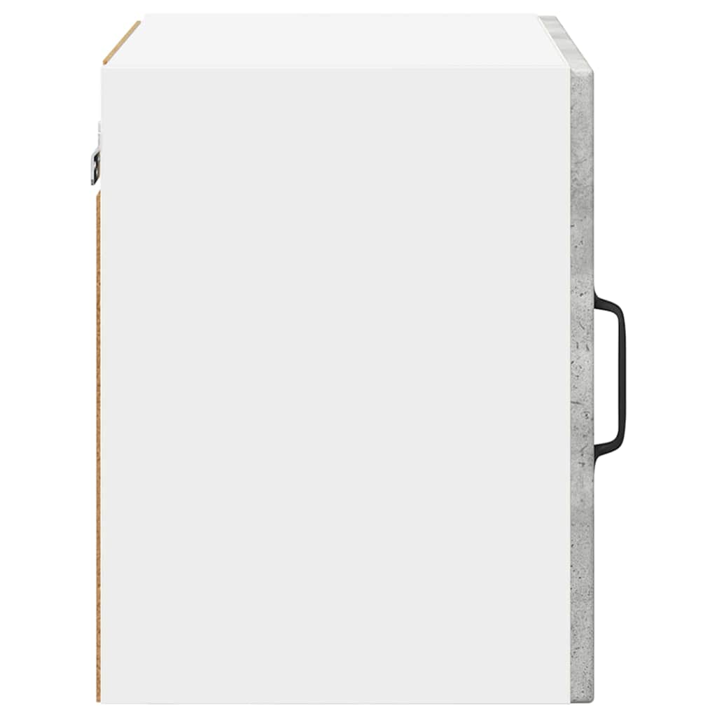 Vegghylle PORTO Betonggrå 40 x 31 x 40 cm Konstruert tre