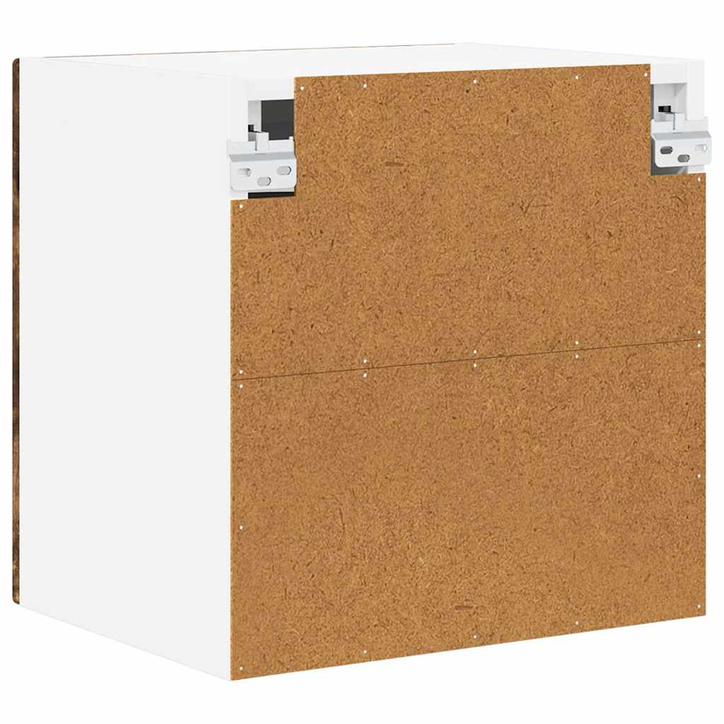 Veggglasskap PORTO 2 pcs Røkt eik 40 x 31 x 40 cm