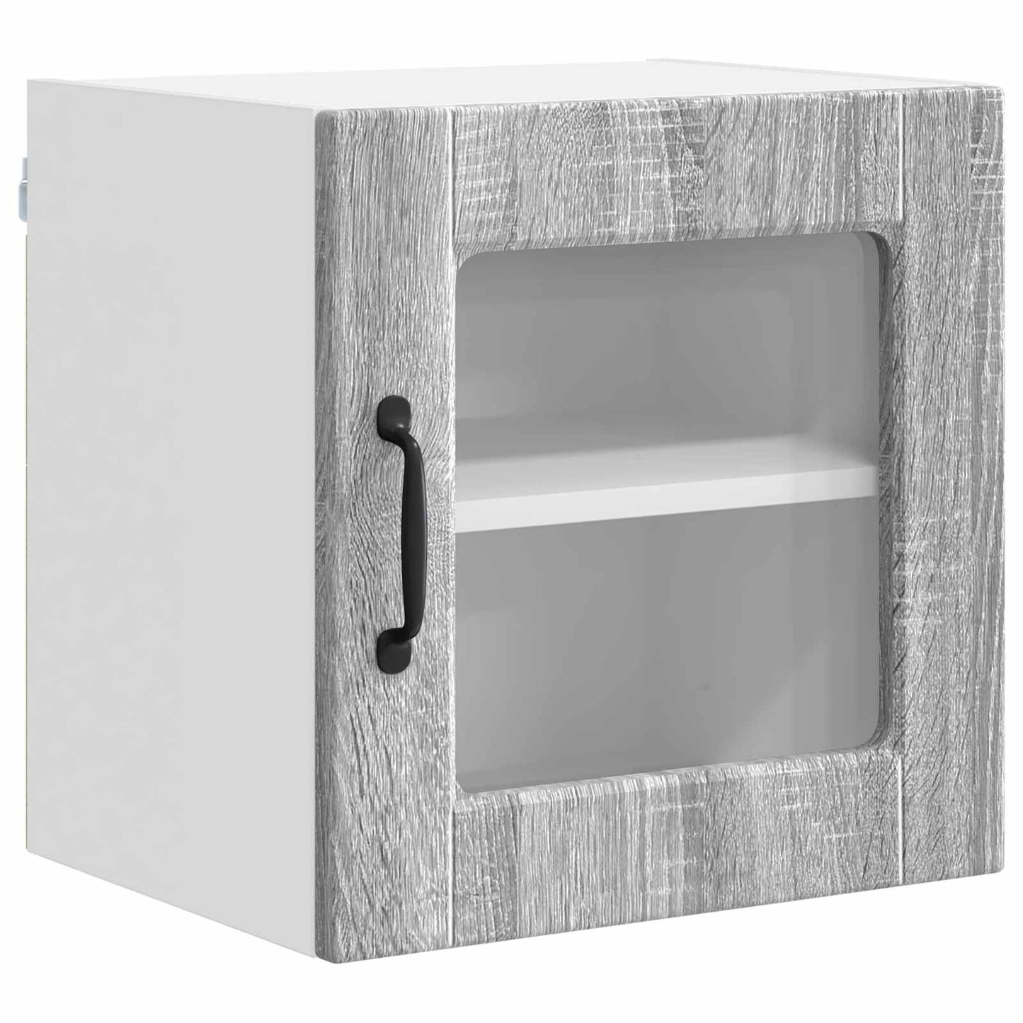 Vegghylleskap PORTO 2 pcs Grå Sonoma 40 x 31 x 40 cm