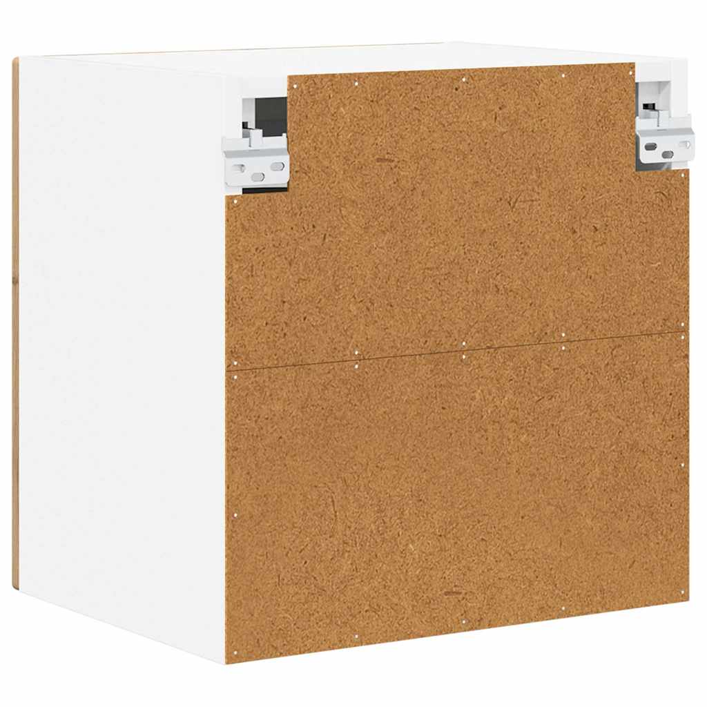 Vegghylle PORTO 2 pcs Artisan Eik 40 x 31 x 40 cm