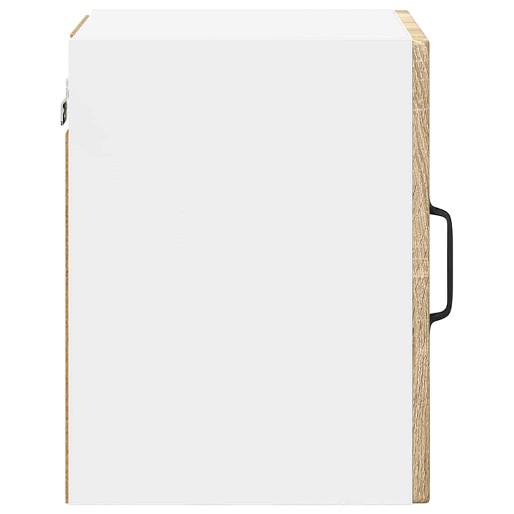 Veggskap PORTO 2 pcs Sonoma eik 30 x 31 x 40 cm Konstruert tre