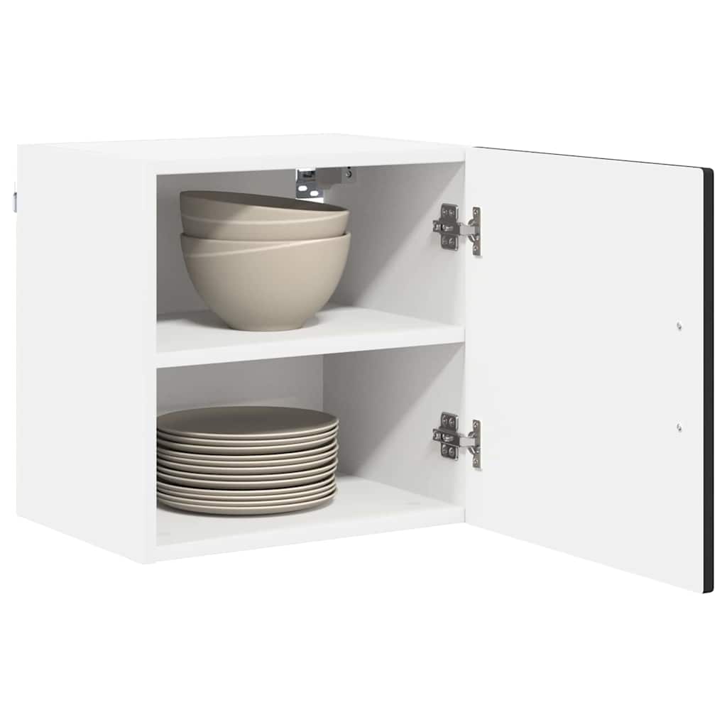 Veggskap PORTO Svart 40 x 31 x 40 cm Konstruert tre