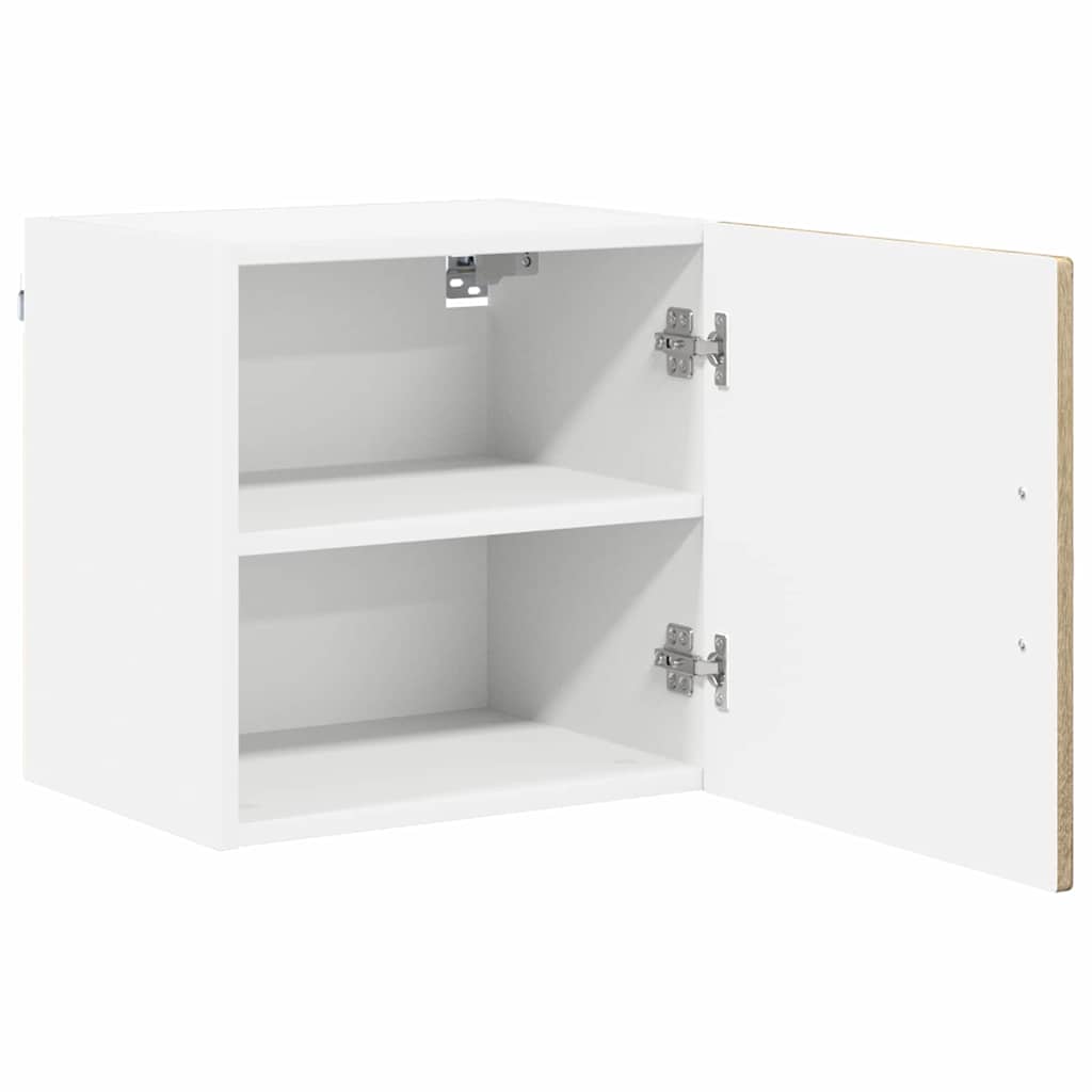 Veggskap PORTO 2 pcs Sonoma eik 40 x 31 x 40 cm Konstruert tre