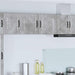 Veggskap PORTO 2 pcs Betonggrå 40 x 31 x 40 cm Konstruert tre