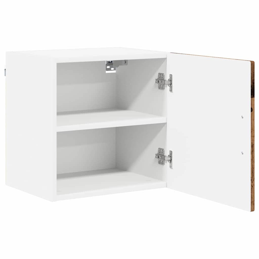 Veggskap PORTO Gammelt tre 40 x 31 x 40 cm Konstruert tre