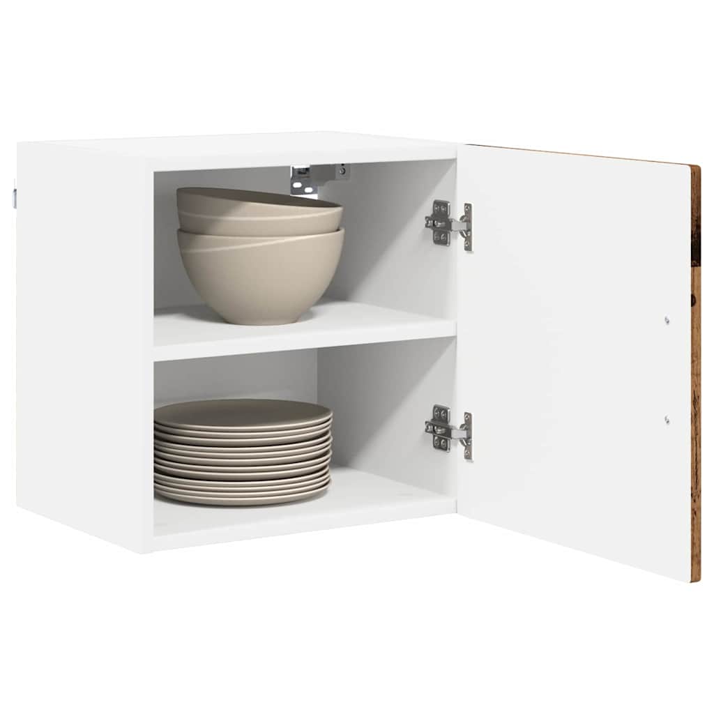 Veggskap PORTO Gammelt tre 40 x 31 x 40 cm Konstruert tre