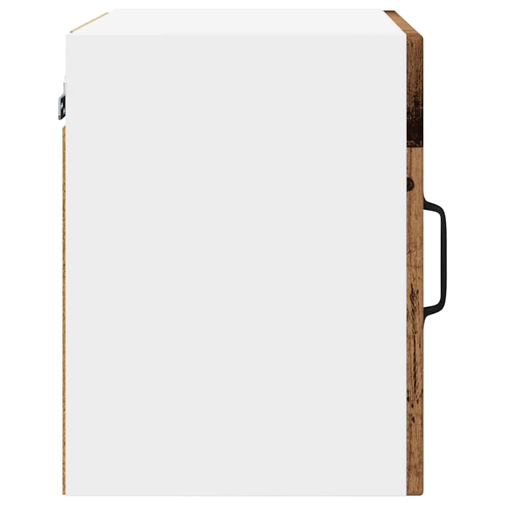 Veggskap PORTO 2 pcs Gammelt tre 40 x 31 x 40 cm Konstruert tre