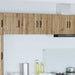 Veggskap PORTO 2 pcs Artisan Eik 40 x 31 x 40 cm Konstruert tre