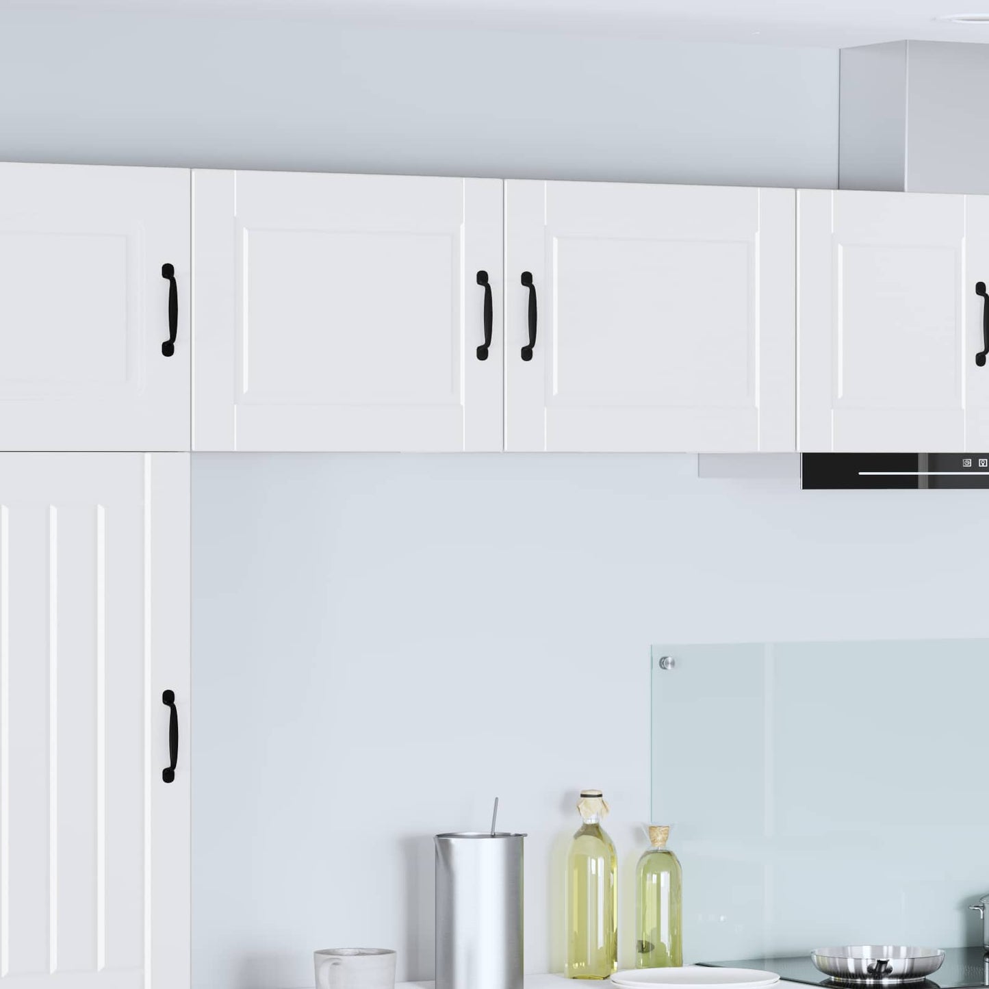 Veggskap PORTO 2 pcs Hvit 50 x 31 x 40 cm Konstruert tre