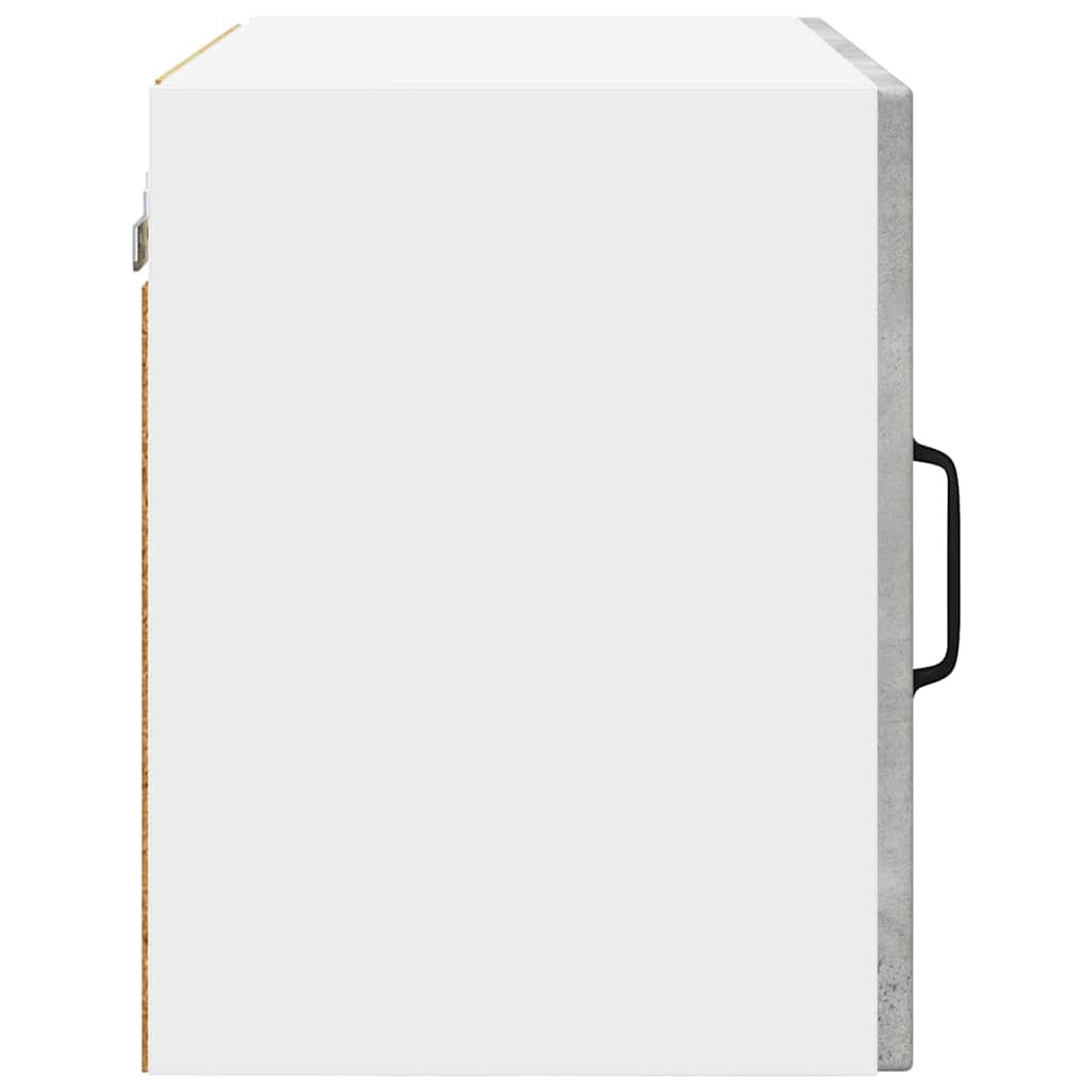 Veggskap PORTO 2 pcs Betonggrå 50 x 31 x 40 cm Konstruert tre