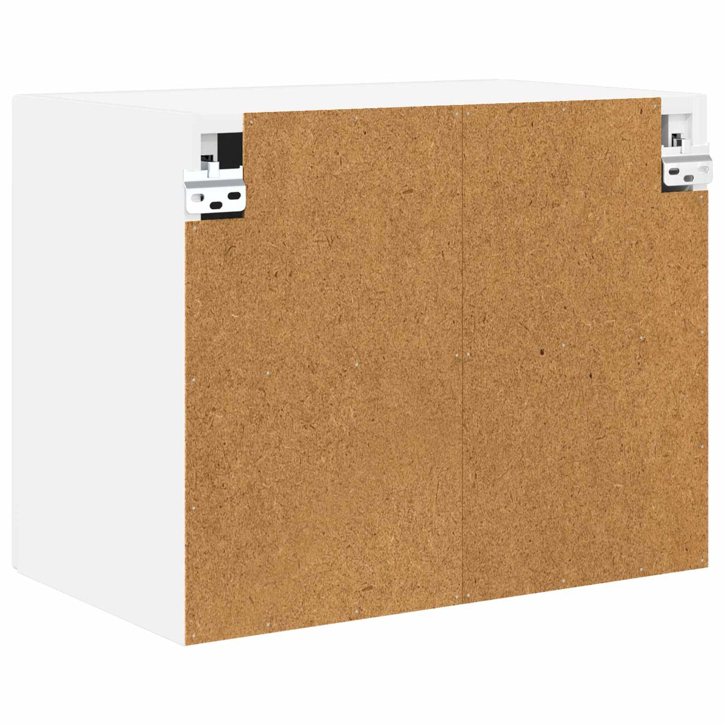Veggskap PORTO 2 pcs Høyglanset hvit 50 x 31 x 40 cm