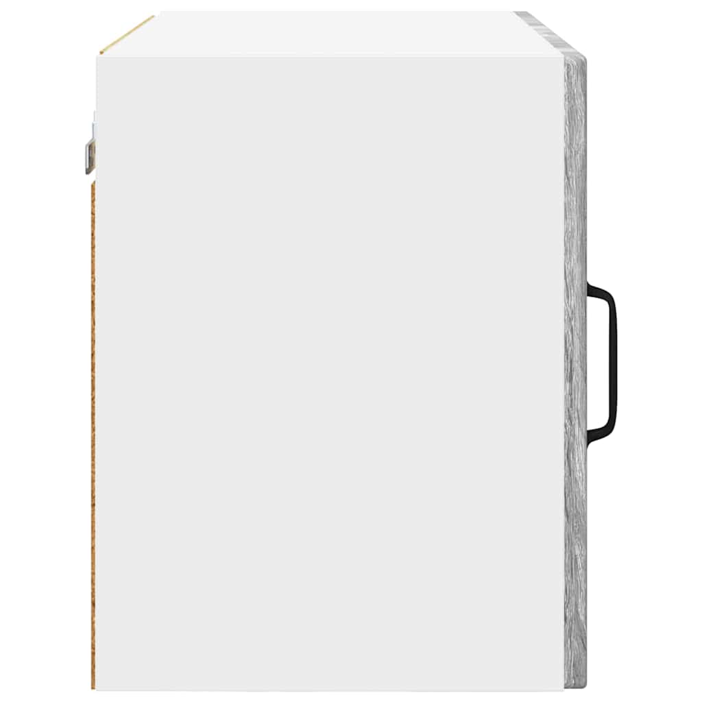 Veggskap PORTO 2 pcs Grå Sonoma 50 x 31 x 40 cm Konstruert tre