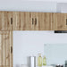 Veggskap PORTO 2 pcs Artisan Eik 50 x 31 x 40 cm Konstruert tre
