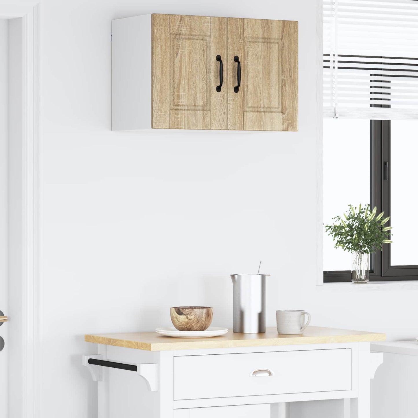 Veggskap PORTO Sonoma eik 60 x 31 x 40 cm Konstruert tre