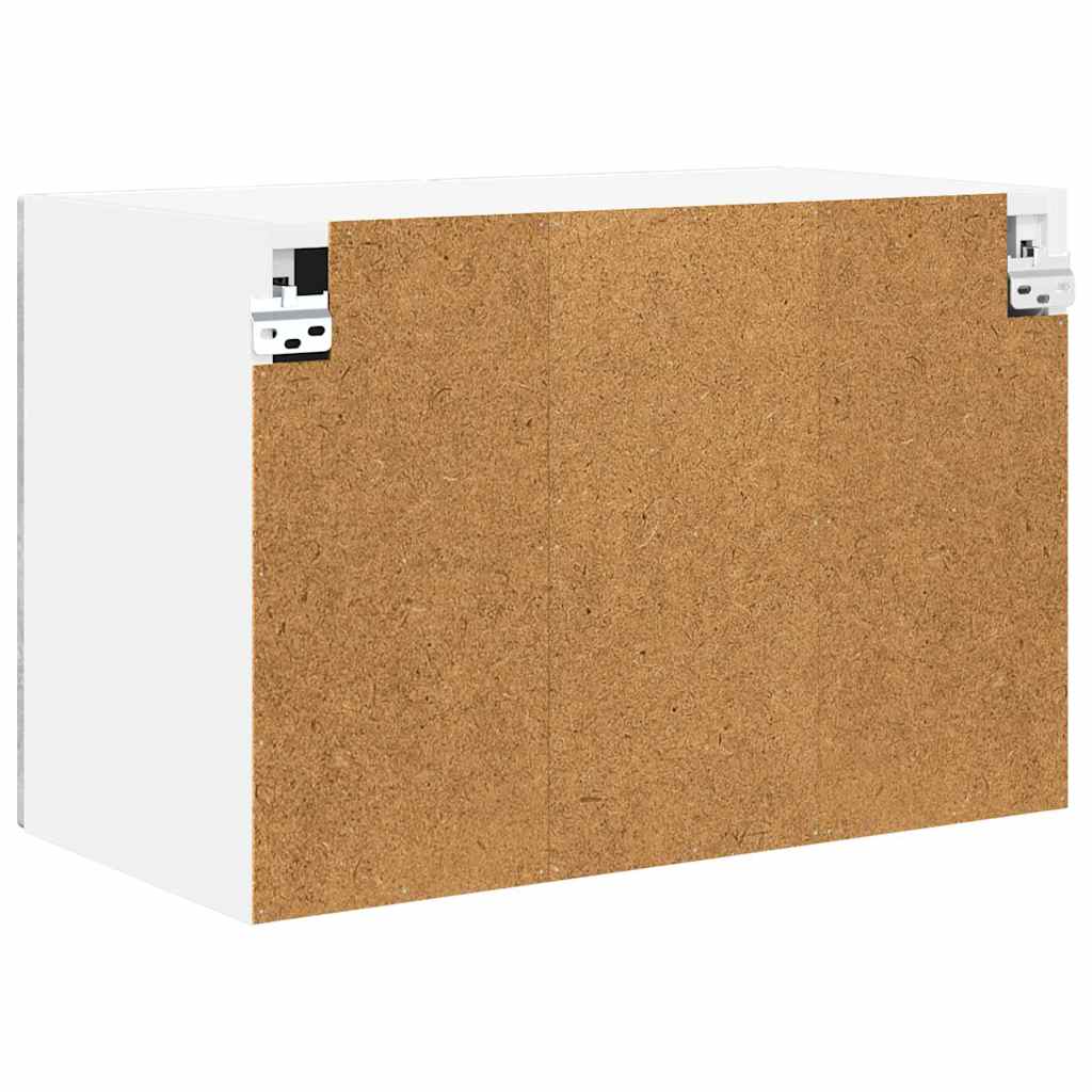 Veggskap 2 pcs Betonggrå 60 x 31 x 40 cm Konstruert tre