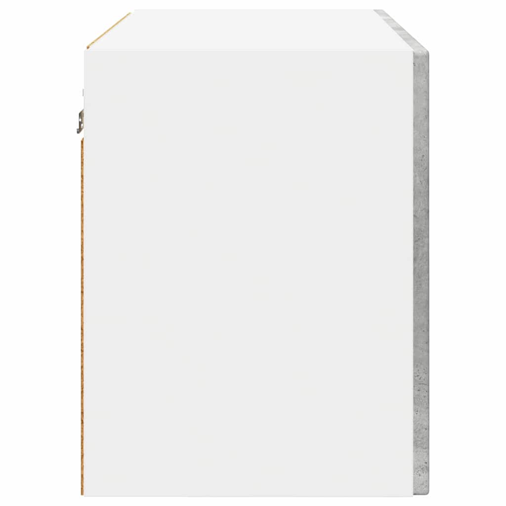 Veggskap 2 pcs Betonggrå 60 x 31 x 40 cm Konstruert tre