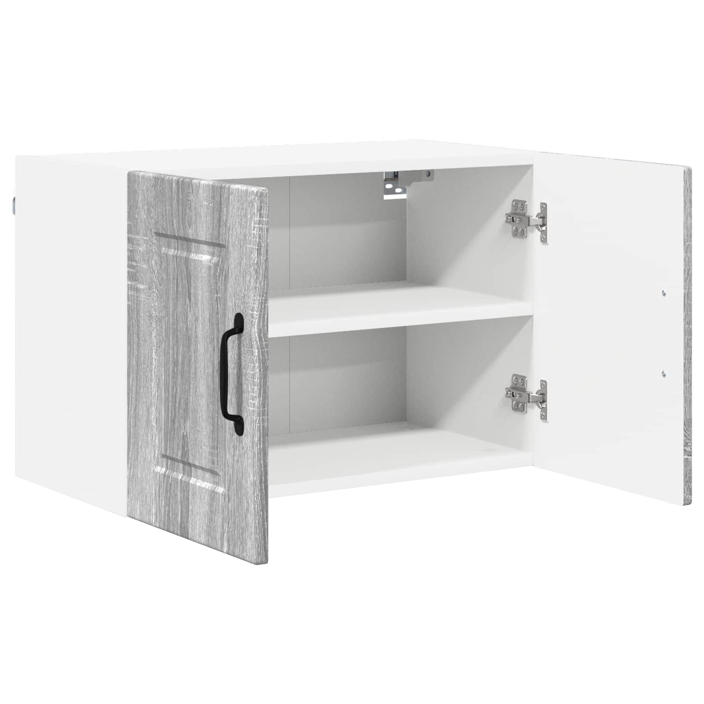 Veggskap PORTO 2 pcs Grå Sonoma 60 x 31 x 40 cm Konstruert tre