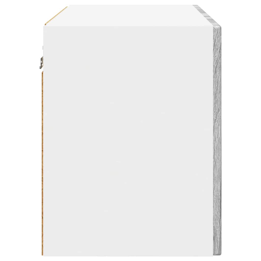 Veggskap PORTO 2 pcs Grå Sonoma 60 x 31 x 40 cm Konstruert tre