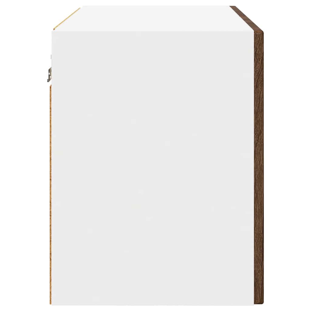 Veggskap PORTO Brun Eik 60 x 31 x 40 cm Konstruert tre