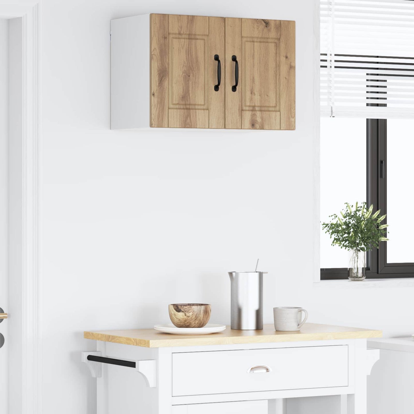 Veggskap PORTO Artisan Eik 60 x 31 x 40 cm Konstruert tre