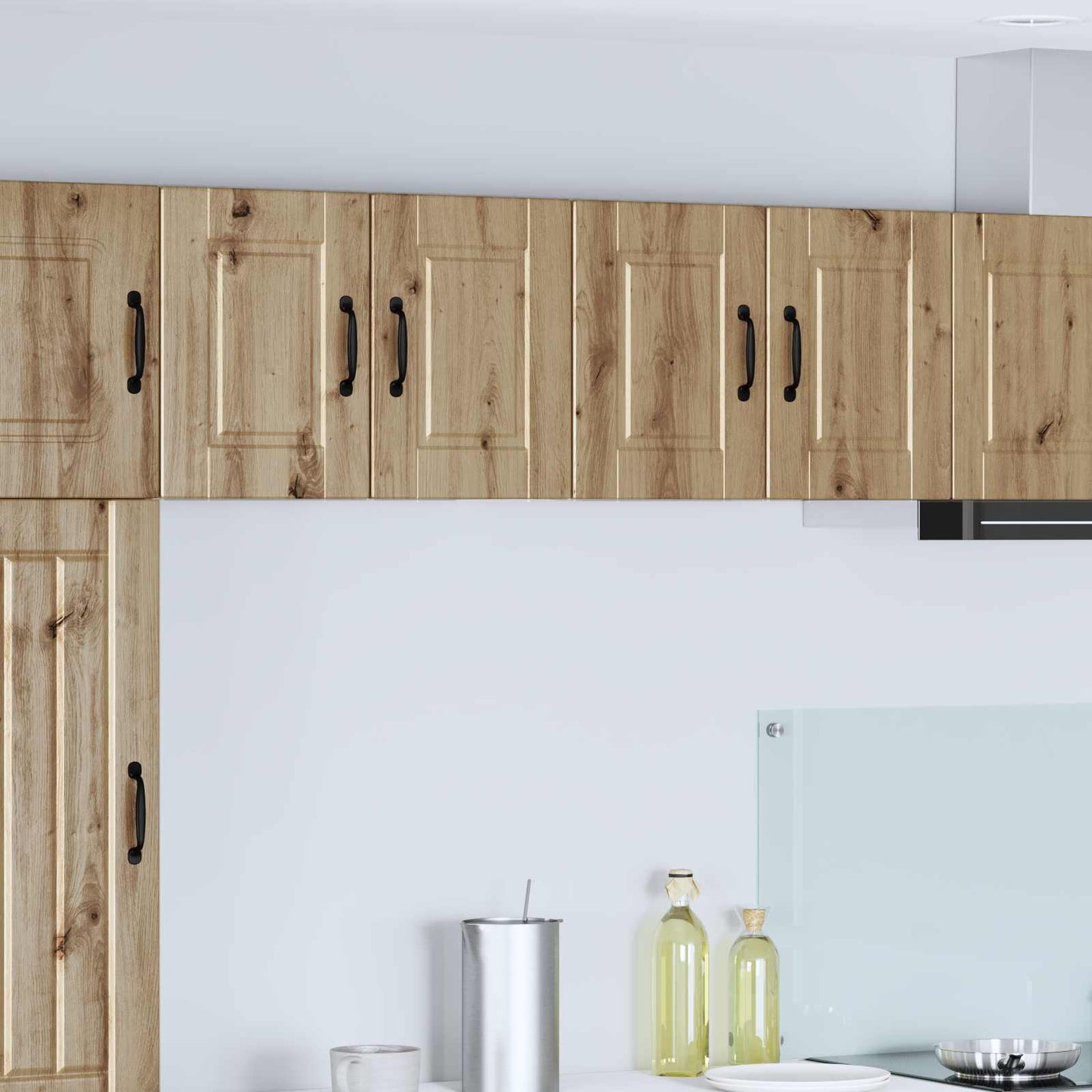 Veggskap PORTO 2 pcs Artisan Eik 60 x 31 x 40 cm Konstruert tre