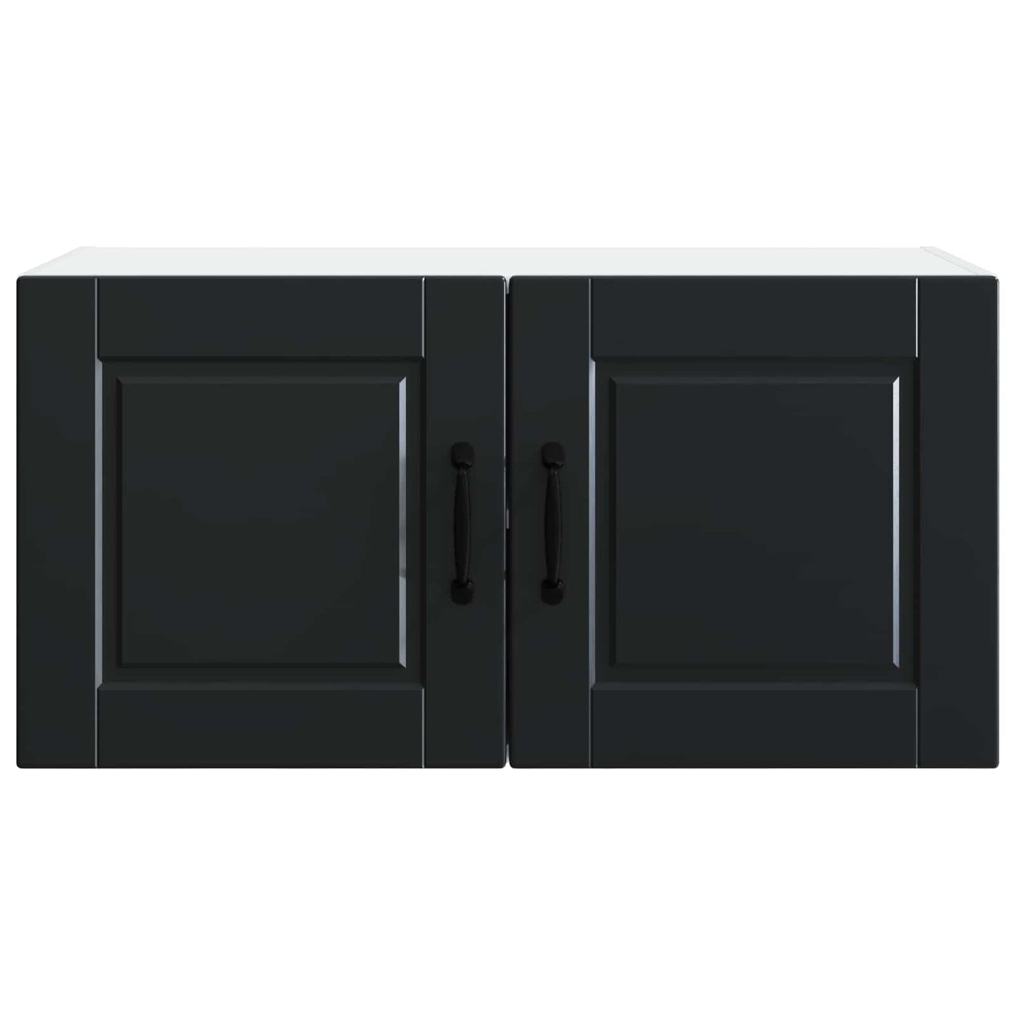 Veggskap PORTO Svart 80 x 31 x 40 cm Konstruert tre