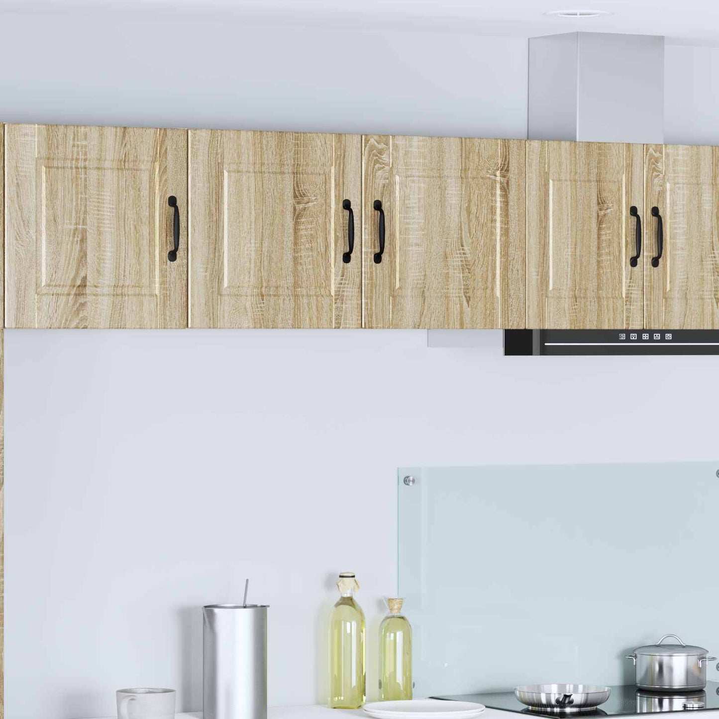 Veggskap PORTO Sonoma eik 80 x 31 x 40 cm Konstruert tre