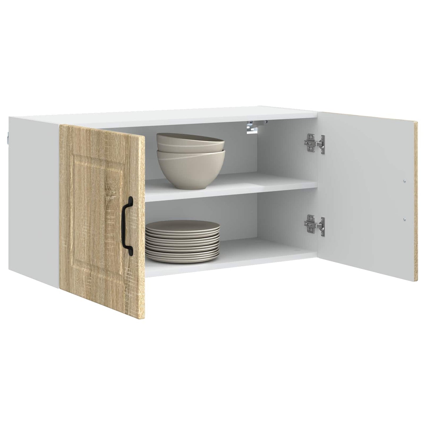 Veggskap PORTO Sonoma eik 80 x 31 x 40 cm Konstruert tre