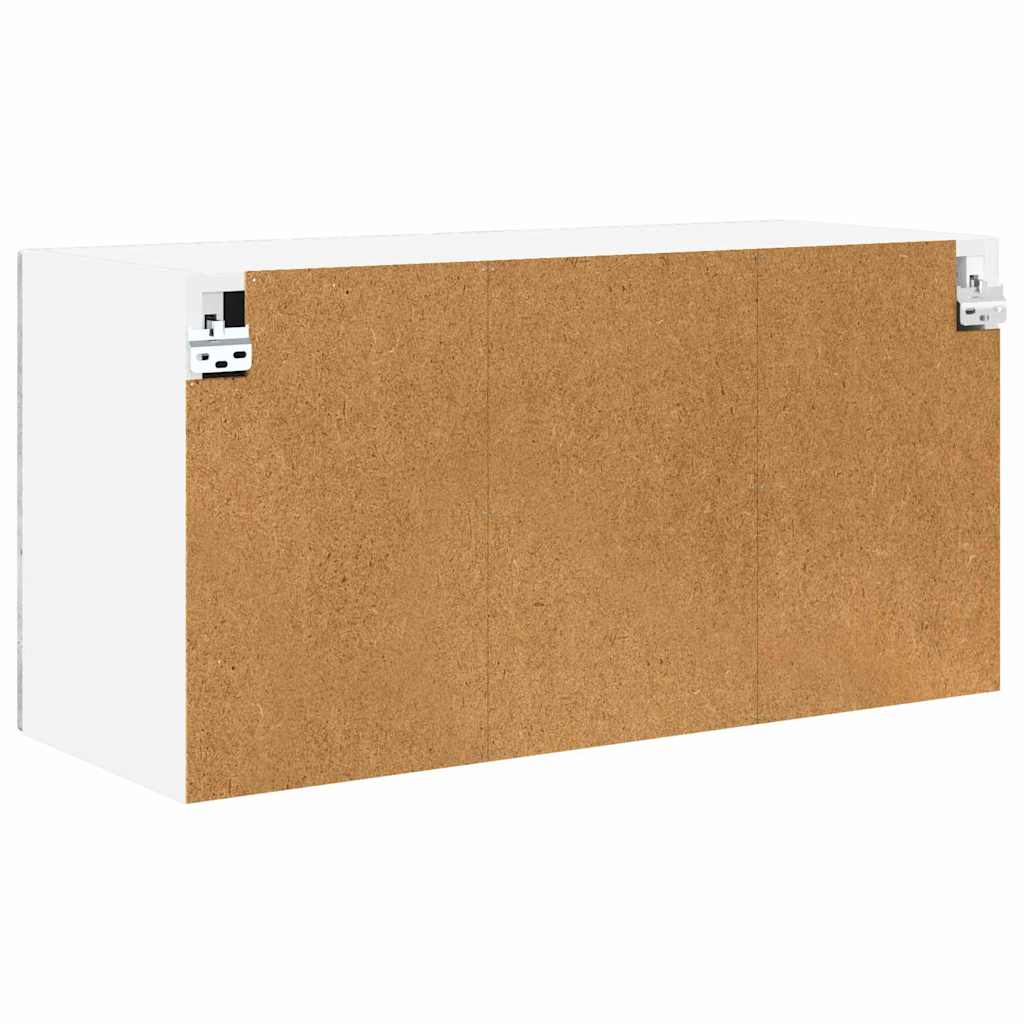 Veggskap PORTO Betonggrå 80 x 31 x 40 cm Konstruert tre