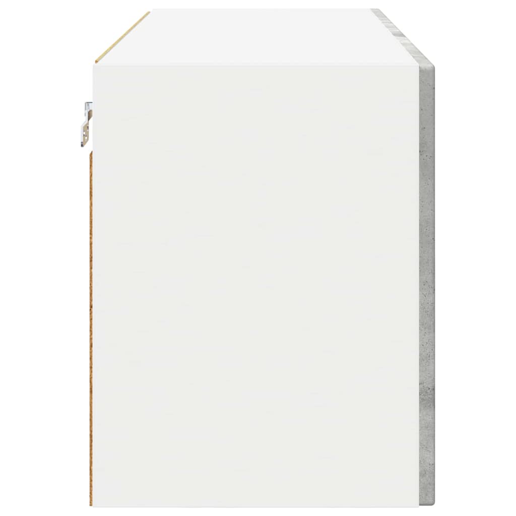 Veggskap PORTO Betonggrå 80 x 31 x 40 cm Konstruert tre