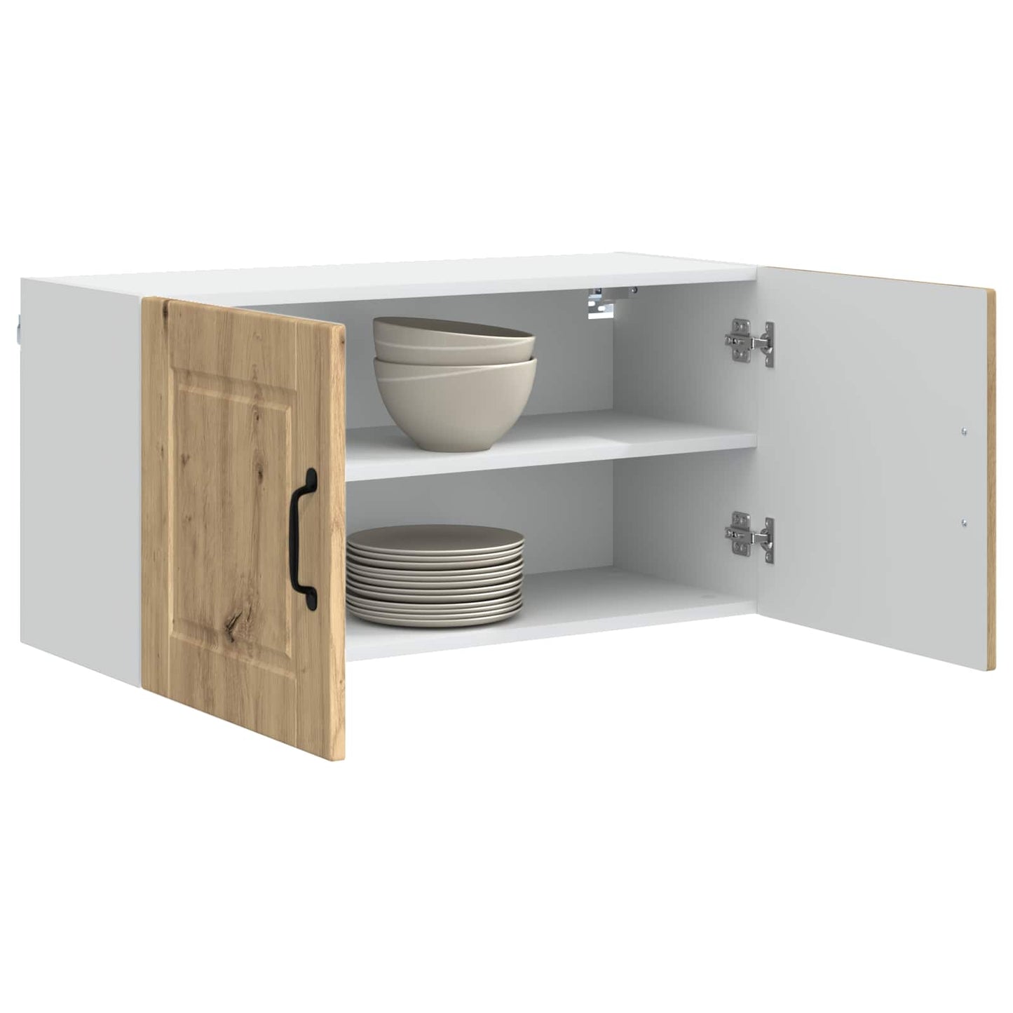 Veggskap PORTO Artisan Eik 80 x 31 x 40 cm Konstruert tre