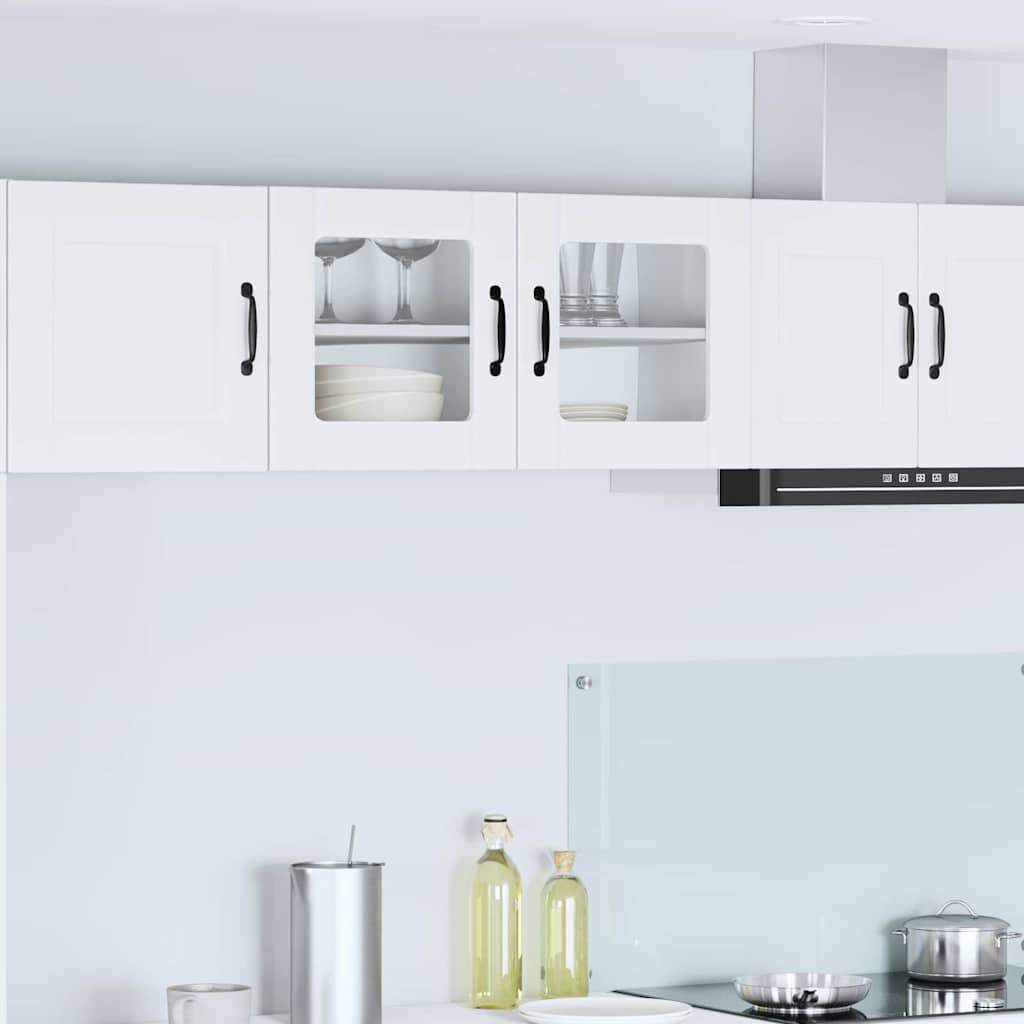 Vegghylle PORTO Hvit 80 x 31 x 40 cm Konstruert tre