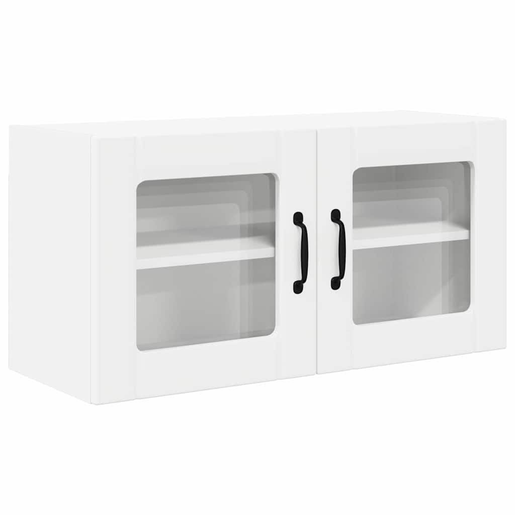 Vegghylle PORTO Hvit 80 x 31 x 40 cm Konstruert tre