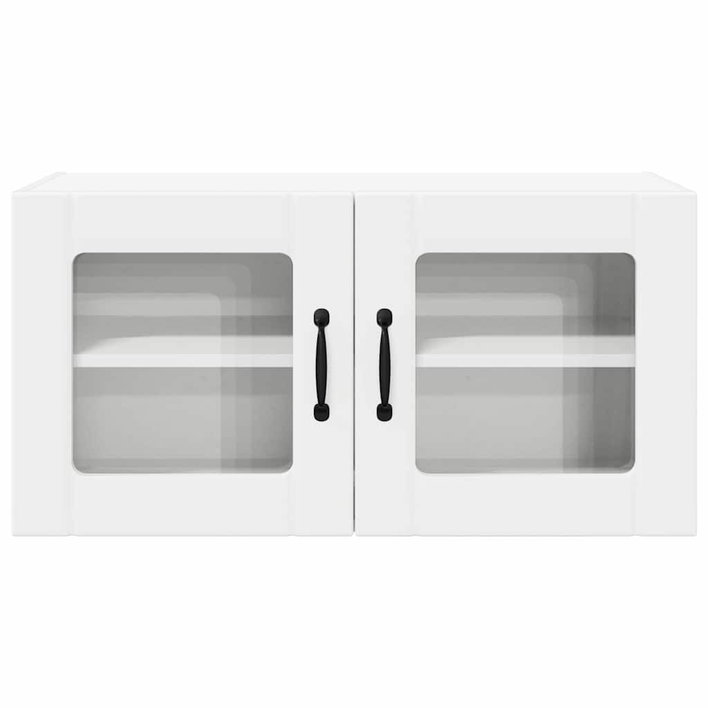 Vegghylle PORTO Hvit 80 x 31 x 40 cm Konstruert tre