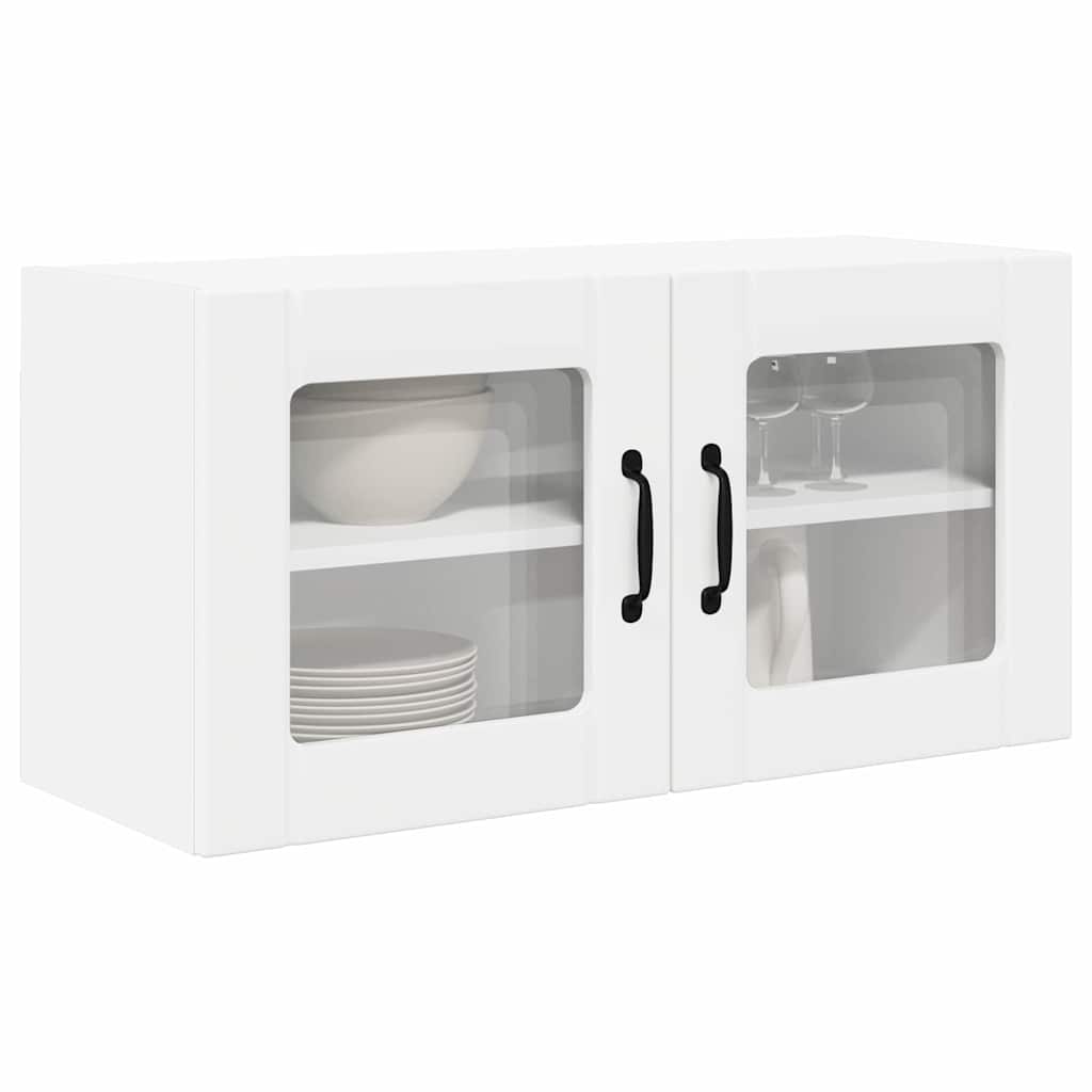 Vegghylle PORTO Hvit 80 x 31 x 40 cm Konstruert tre