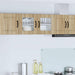 Vegghylle PORTO Sonoma eik 80 x 31 x 40 cm Konstruert tre
