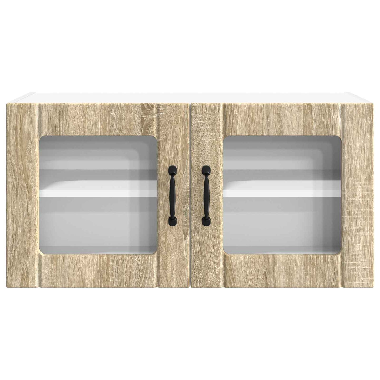 Vegghylle PORTO Sonoma eik 80 x 31 x 40 cm Konstruert tre