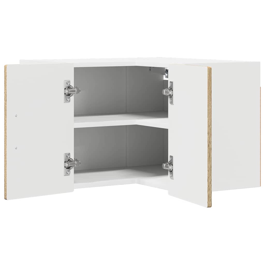 Vegghjørneskap PORTO Sonoma eik 57 x 57 x 40 cm Konstruert tre